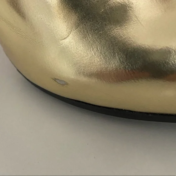 VERSACE | Gold Black Lace Up Gladiator Patent Leather Shoes Perforated Heels 36 - Picture 7 of 16